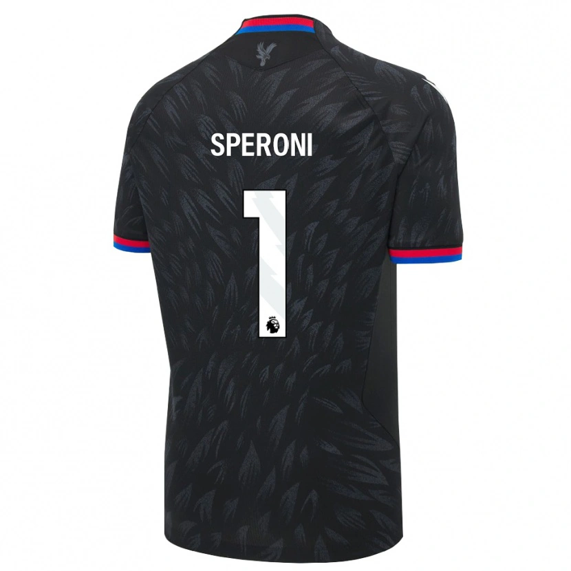 Danxen Mujer Camiseta Thiago Speroni #1 Negro Azul Rojo 2ª Equipación 2026/27 La Camisa México