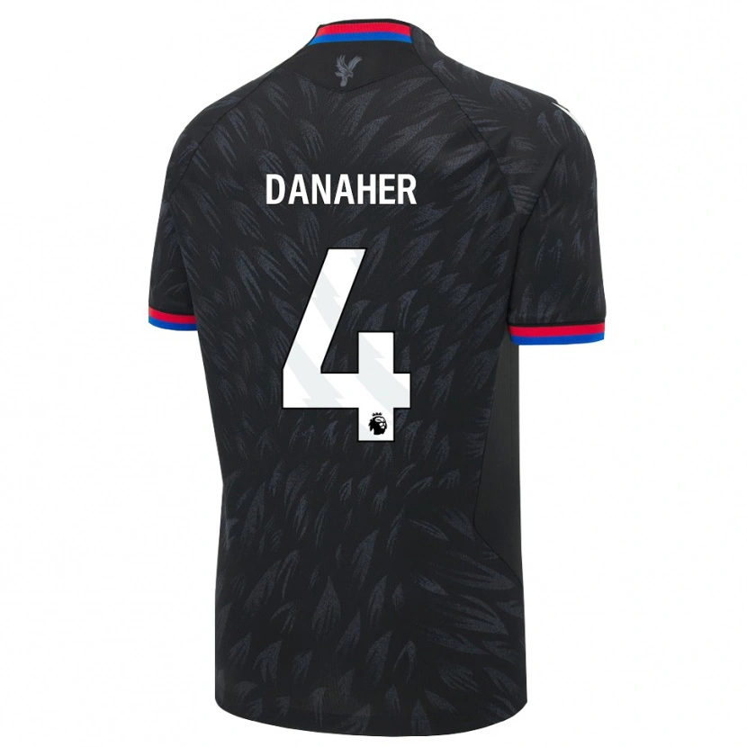 Danxen Mujer Camiseta Euan Danaher #4 Negro Azul Rojo 2ª Equipación 2026/27 La Camisa México