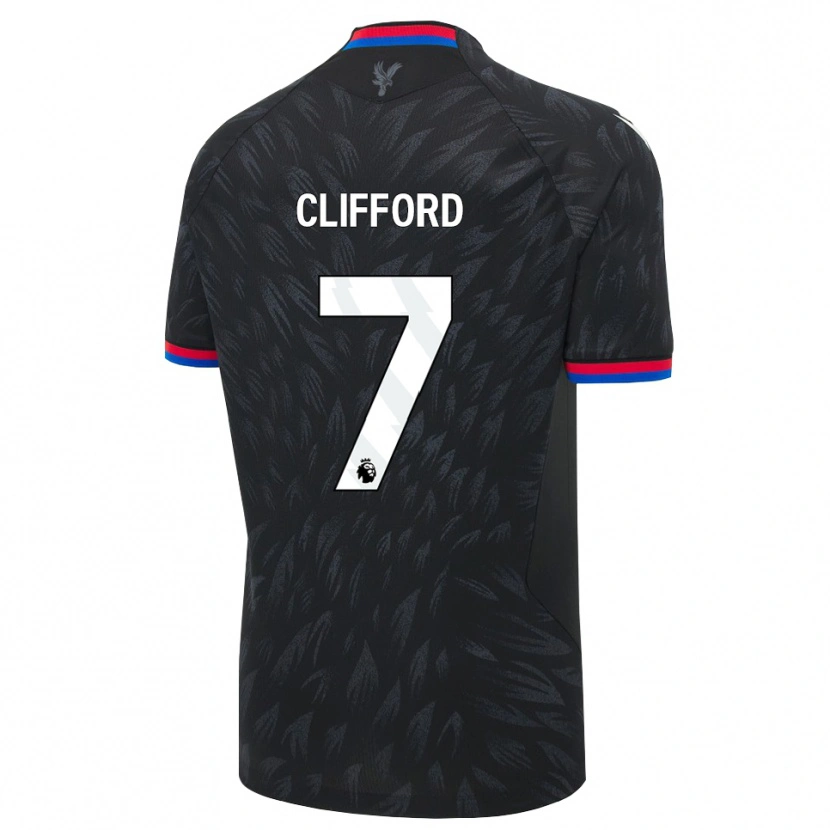 Danxen Mujer Camiseta Charley Clifford #7 Negro Azul Rojo 2ª Equipación 2026/27 La Camisa México