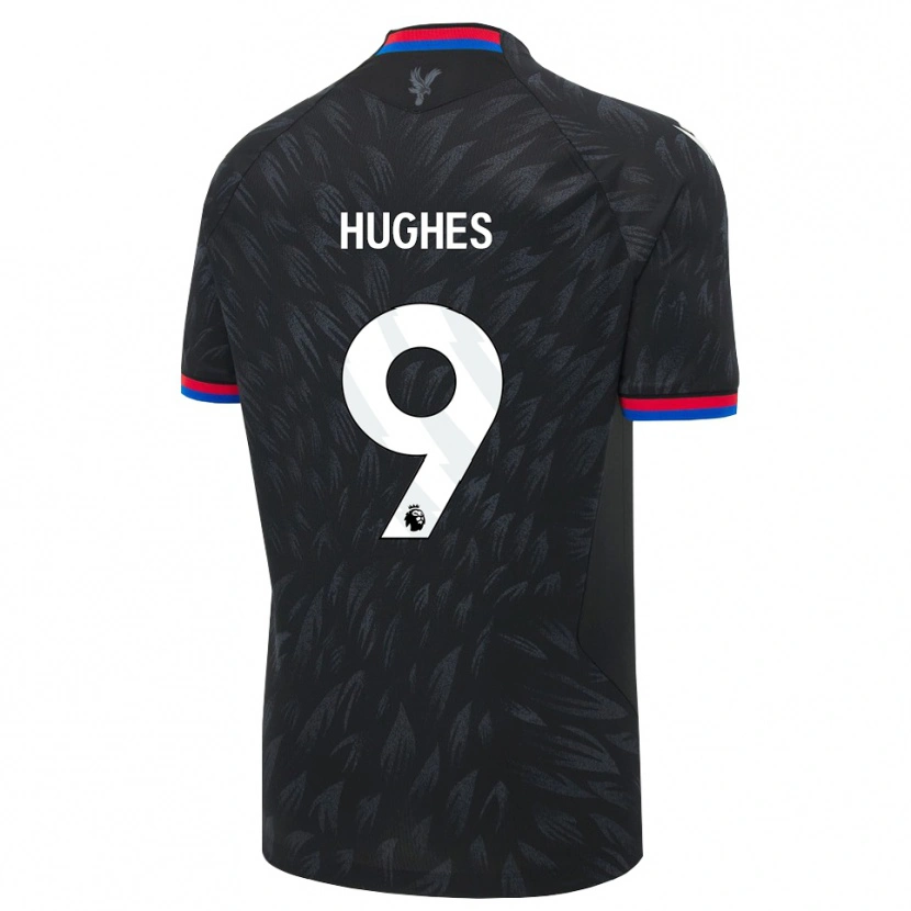 Danxen Mujer Camiseta Elise Hughes #9 Negro Azul Rojo 2ª Equipación 2026/27 La Camisa México