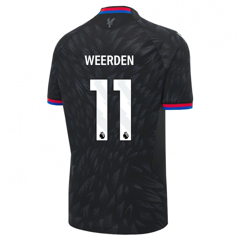 Danxen Mujer Camiseta Ashleigh Weerden #11 Negro Azul Rojo 2ª Equipación 2026/27 La Camisa México