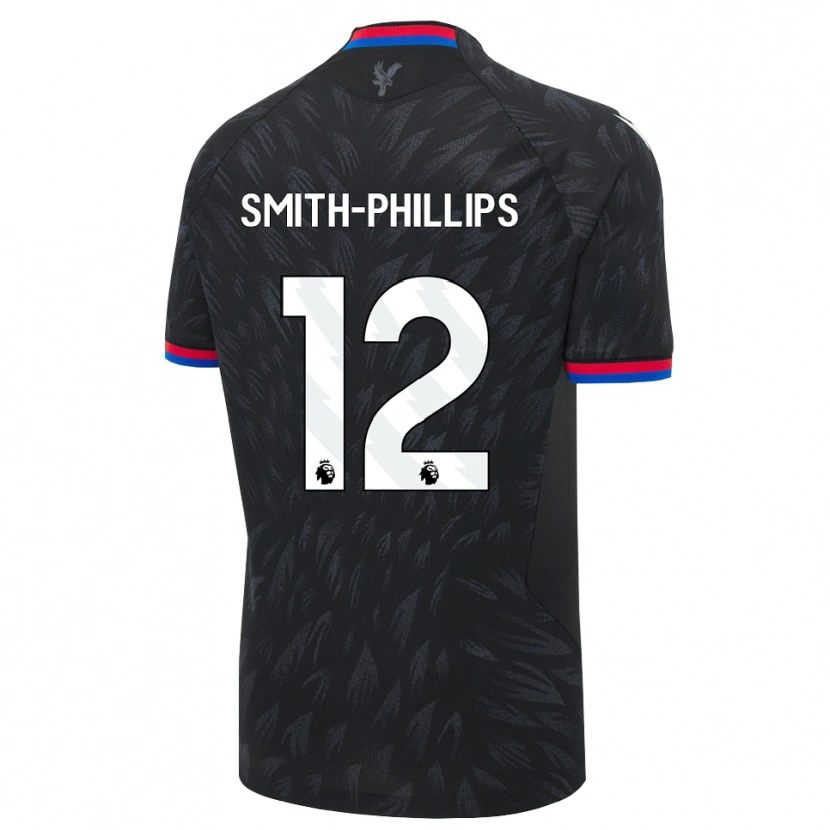 Danxen Mujer Camiseta Kairo Smith-Phillips #12 Negro Azul Rojo 2ª Equipación 2026/27 La Camisa México