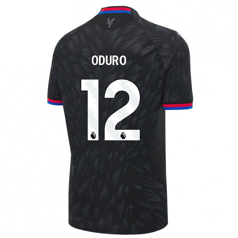 Danxen Mujer Camiseta Stuart Oduro #12 Negro Azul Rojo 2ª Equipación 2026/27 La Camisa México