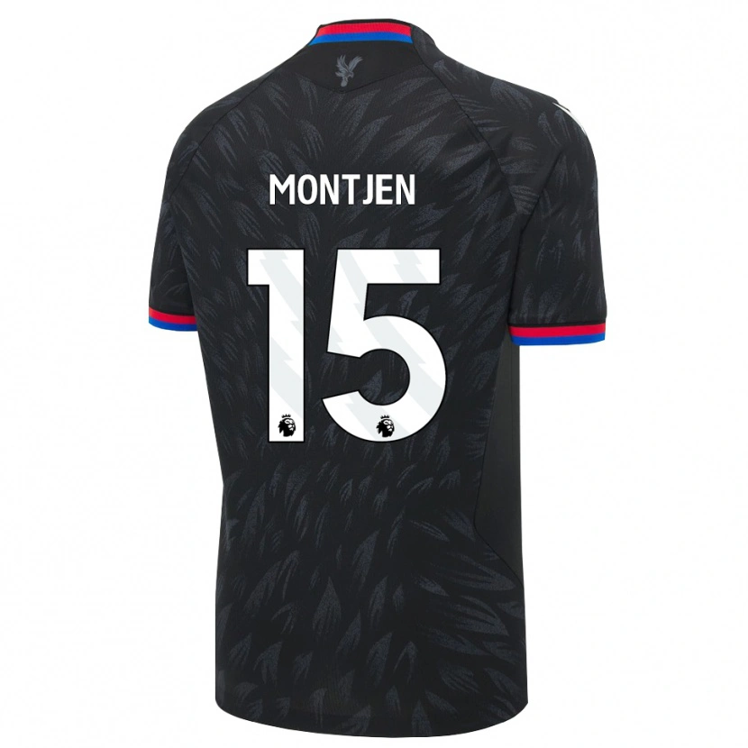 Danxen Mujer Camiseta David Angibeaud #15 Negro Azul Rojo 2ª Equipación 2026/27 La Camisa México