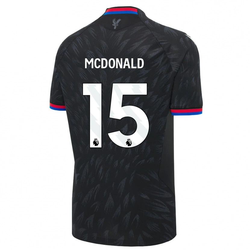 Danxen Mujer Camiseta Jayden Mcdonald #15 Negro Azul Rojo 2ª Equipación 2026/27 La Camisa México