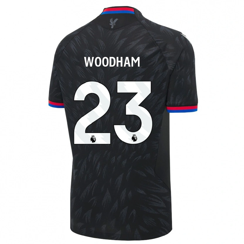 Danxen Mujer Camiseta Lily Woodham #23 Negro Azul Rojo 2ª Equipación 2026/27 La Camisa México