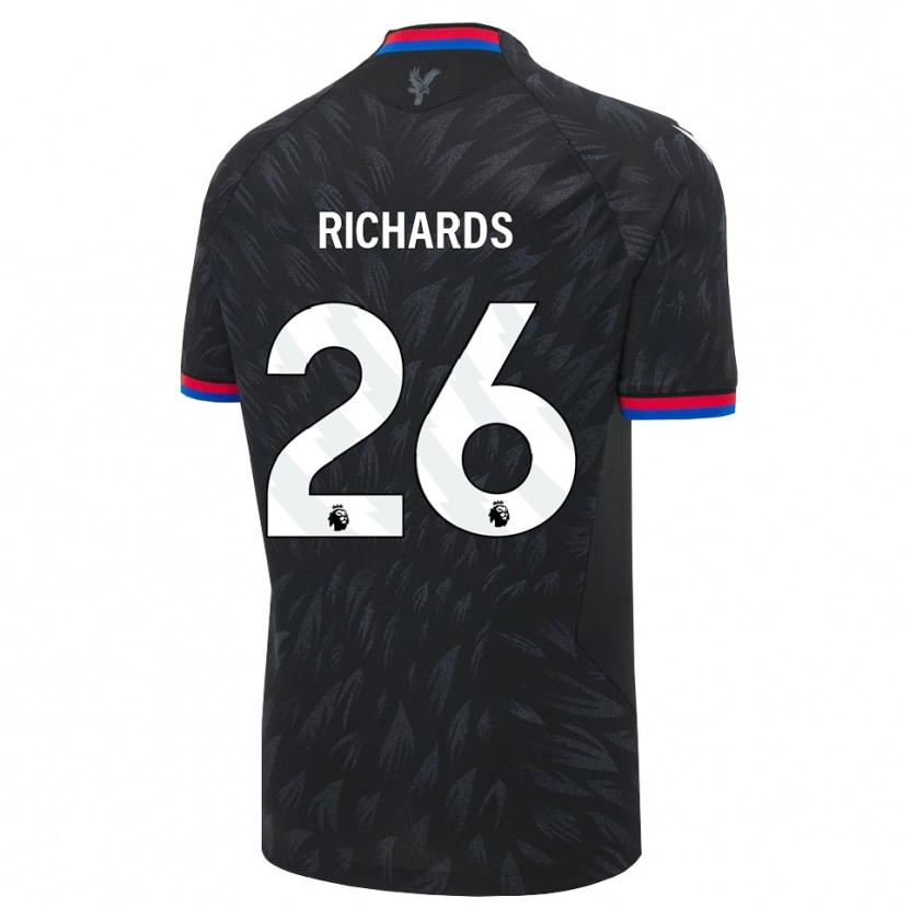Danxen Mujer Camiseta Chris Richards #26 Negro Azul Rojo 2ª Equipación 2026/27 La Camisa México