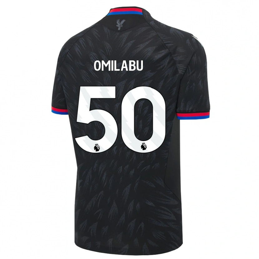 Danxen Mujer Camiseta David Omilabu #50 Negro Azul Rojo 2ª Equipación 2026/27 La Camisa México