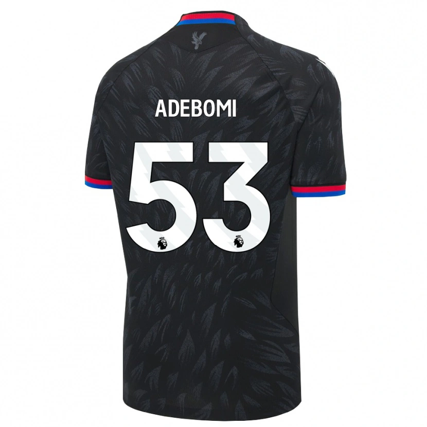 Danxen Mujer Camiseta Ademola Ola Adebomi #53 Negro Azul Rojo 2ª Equipación 2026/27 La Camisa México