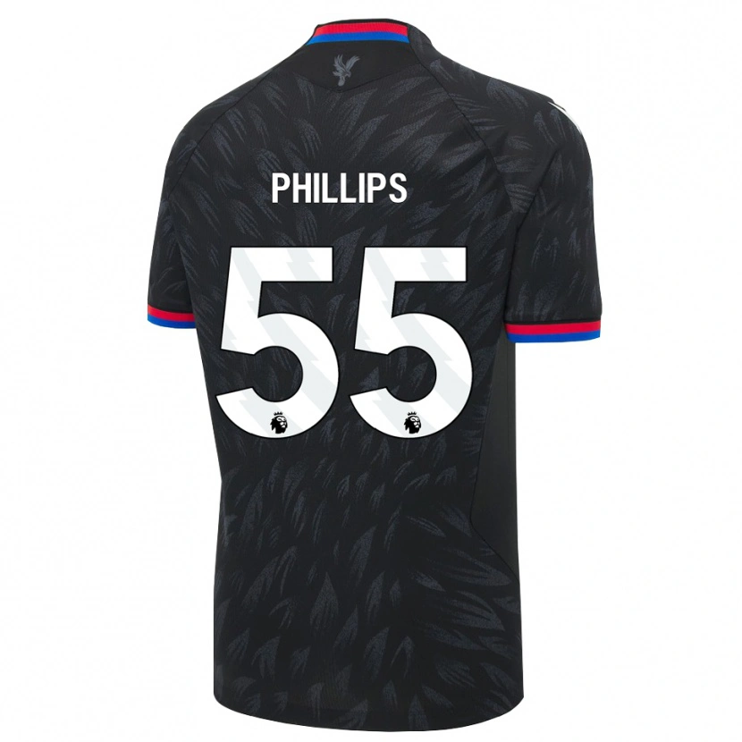 Danxen Mujer Camiseta Killian Phillips #55 Negro Azul Rojo 2ª Equipación 2026/27 La Camisa México