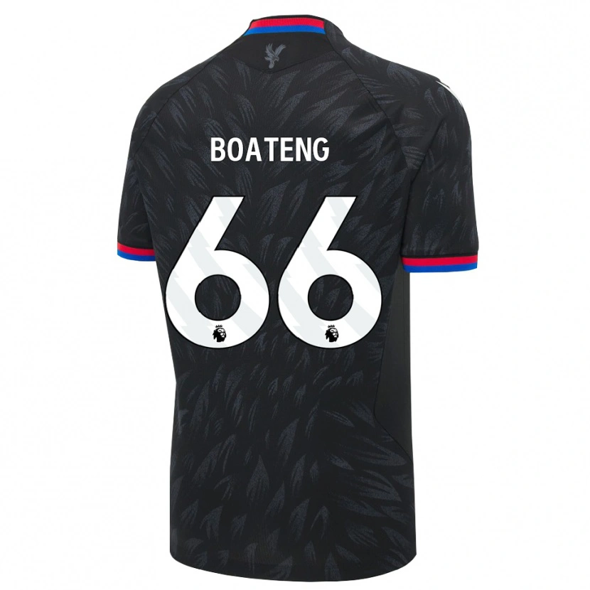 Danxen Mujer Camiseta David Boateng #66 Negro Azul Rojo 2ª Equipación 2026/27 La Camisa México