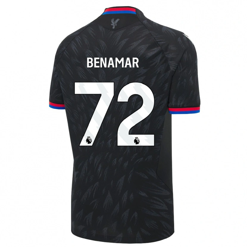 Danxen Mujer Camiseta Dean Benamar #72 Negro Azul Rojo 2ª Equipación 2026/27 La Camisa México