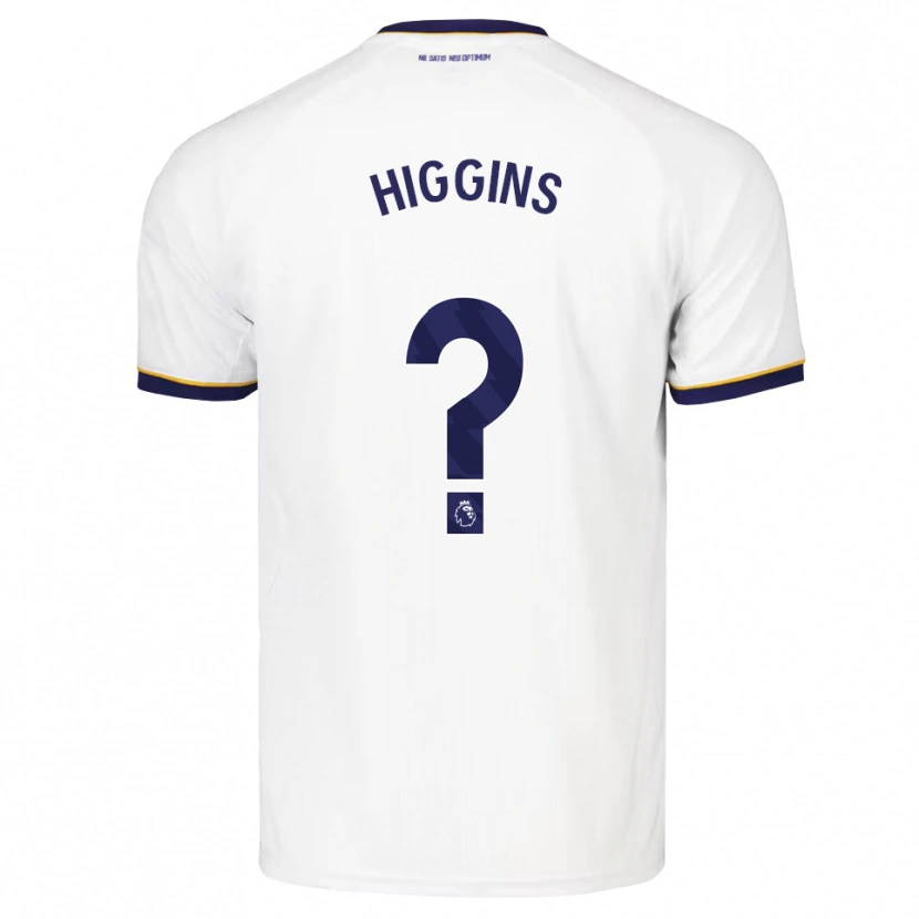 Danxen Mujer Camiseta Liam Higgins #0 Azulmedianoche Blanco Amarillo 2ª Equipación 2026/27 La Camisa México