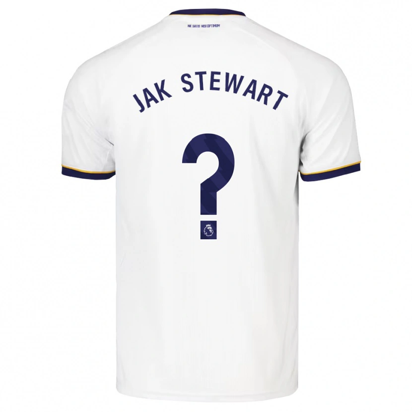 Danxen Mujer Camiseta Jak Stewart #0 Azulmedianoche Blanco Amarillo 2ª Equipación 2026/27 La Camisa México