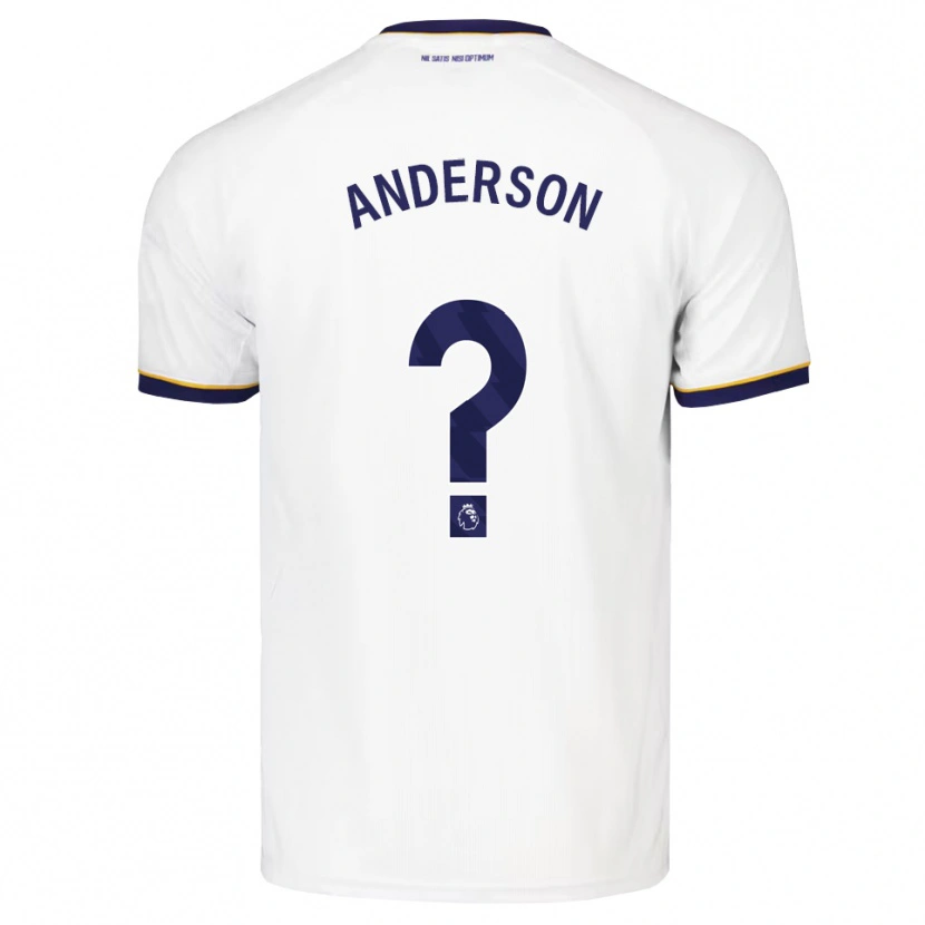 Danxen Mujer Camiseta Joseph Anderson #0 Azulmedianoche Blanco Amarillo 2ª Equipación 2026/27 La Camisa México