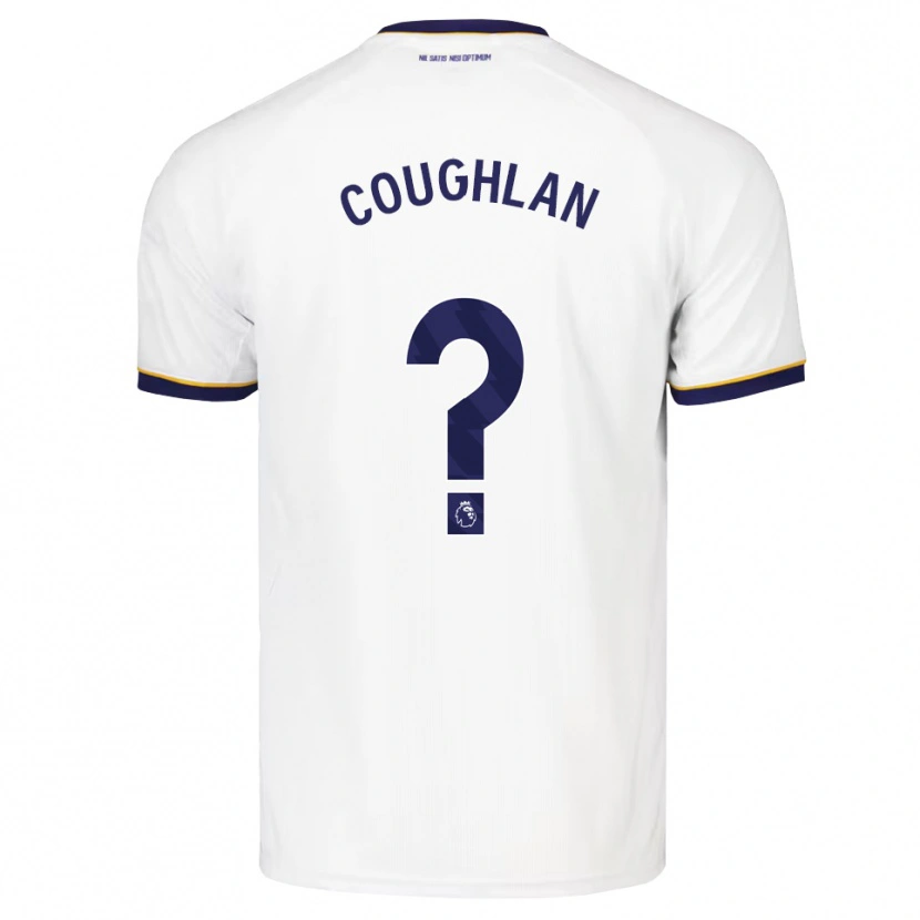 Danxen Mujer Camiseta Sam Coughlan #0 Azulmedianoche Blanco Amarillo 2ª Equipación 2026/27 La Camisa México