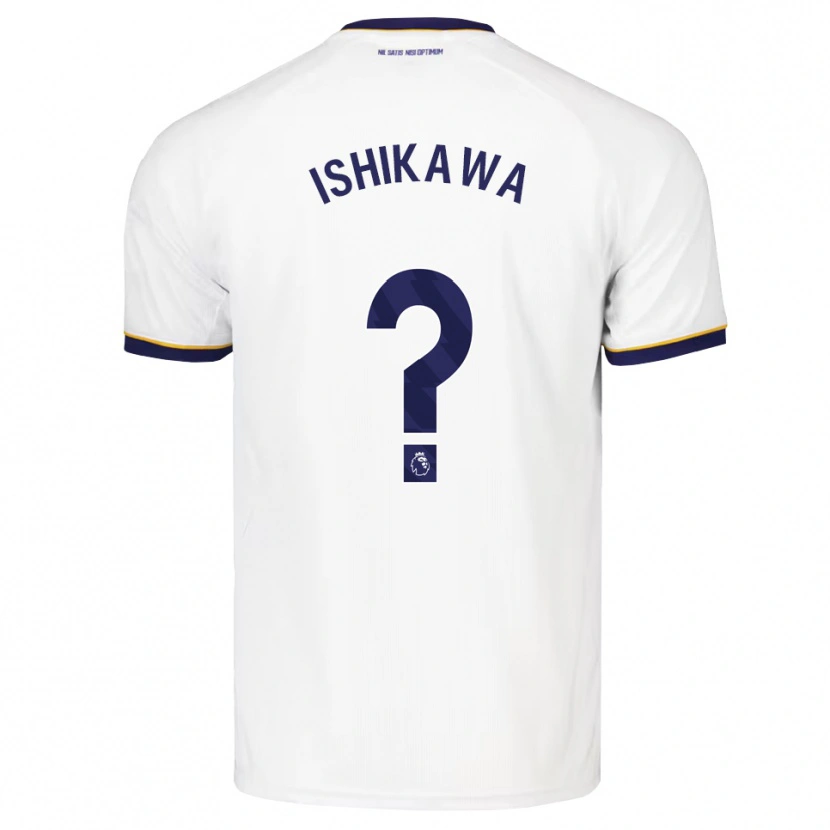 Danxen Mujer Camiseta Rion Ishikawa #0 Azulmedianoche Blanco Amarillo 2ª Equipación 2026/27 La Camisa México