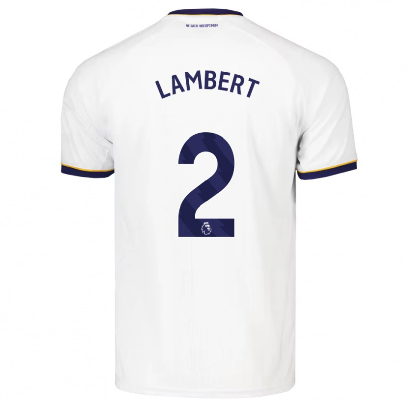 Danxen Mujer Camiseta Rocco Lambert #2 Azulmedianoche Blanco Amarillo 2ª Equipación 2026/27 La Camisa México