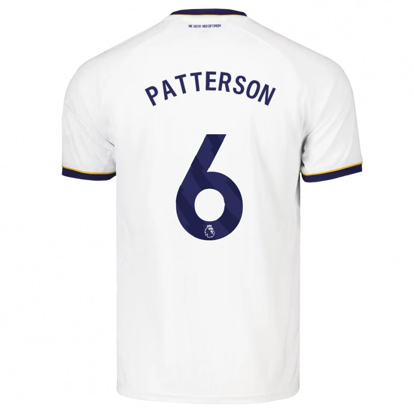 Danxen Mujer Camiseta Jack Patterson #6 Azulmedianoche Blanco Amarillo 2ª Equipación 2026/27 La Camisa México