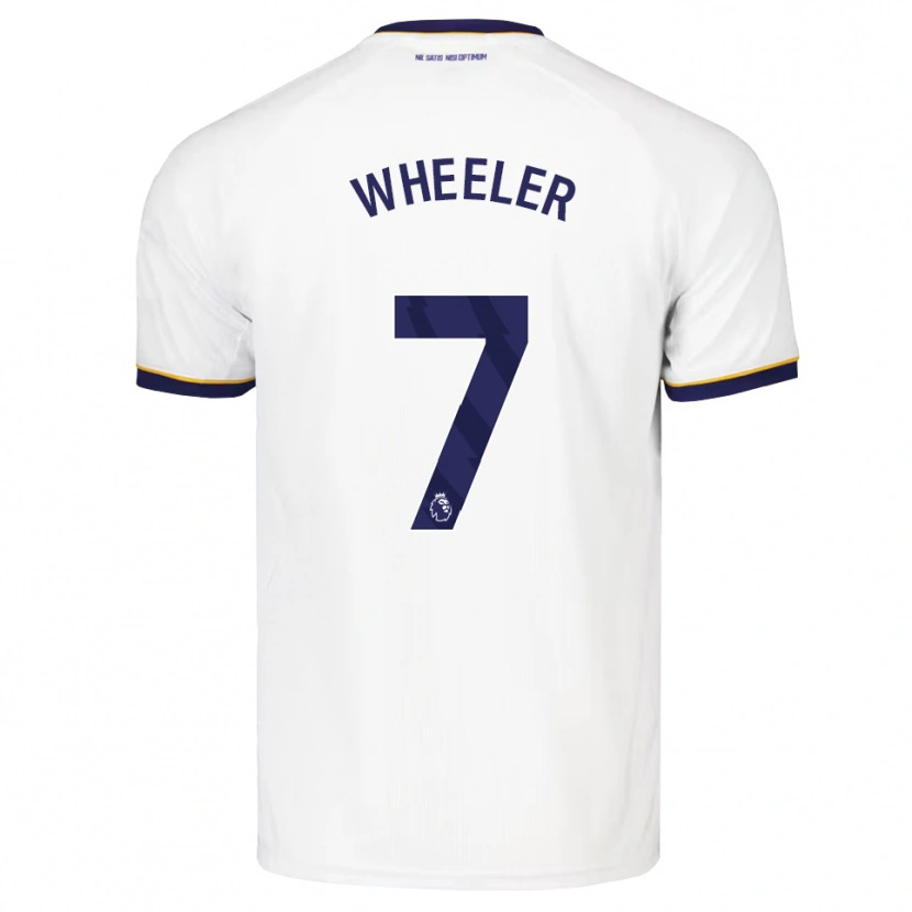 Danxen Mujer Camiseta Clare Wheeler #7 Azulmedianoche Blanco Amarillo 2ª Equipación 2026/27 La Camisa México