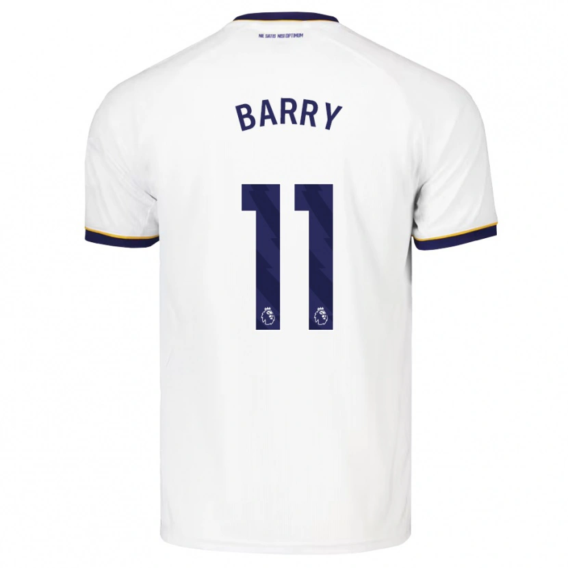 Danxen Mujer Camiseta Thierno Barry #11 Azulmedianoche Blanco Amarillo 2ª Equipación 2026/27 La Camisa México