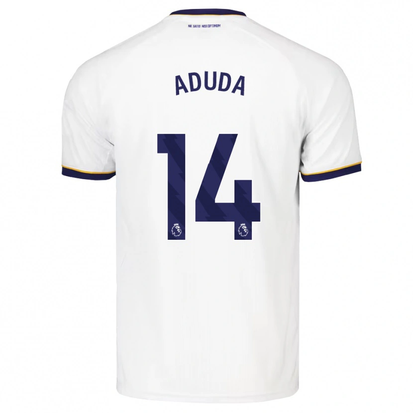 Danxen Mujer Camiseta Rodney Aduda #14 Azulmedianoche Blanco Amarillo 2ª Equipación 2026/27 La Camisa México