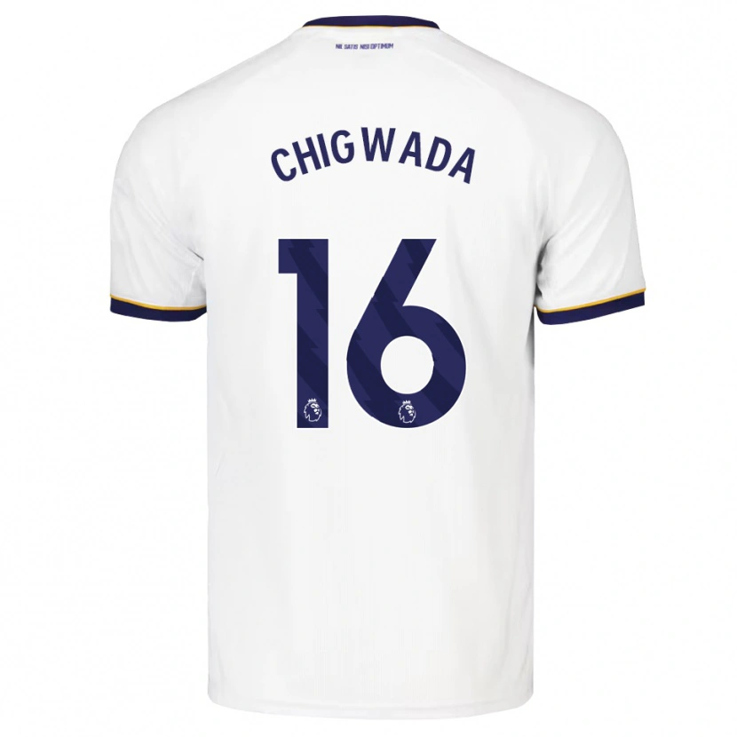 Danxen Mujer Camiseta Josh Chigwada #16 Azulmedianoche Blanco Amarillo 2ª Equipación 2026/27 La Camisa México