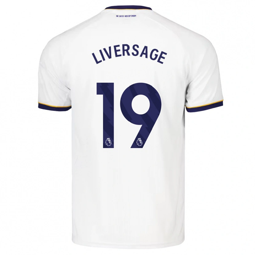 Danxen Mujer Camiseta Leon Liversage #19 Azulmedianoche Blanco Amarillo 2ª Equipación 2026/27 La Camisa México