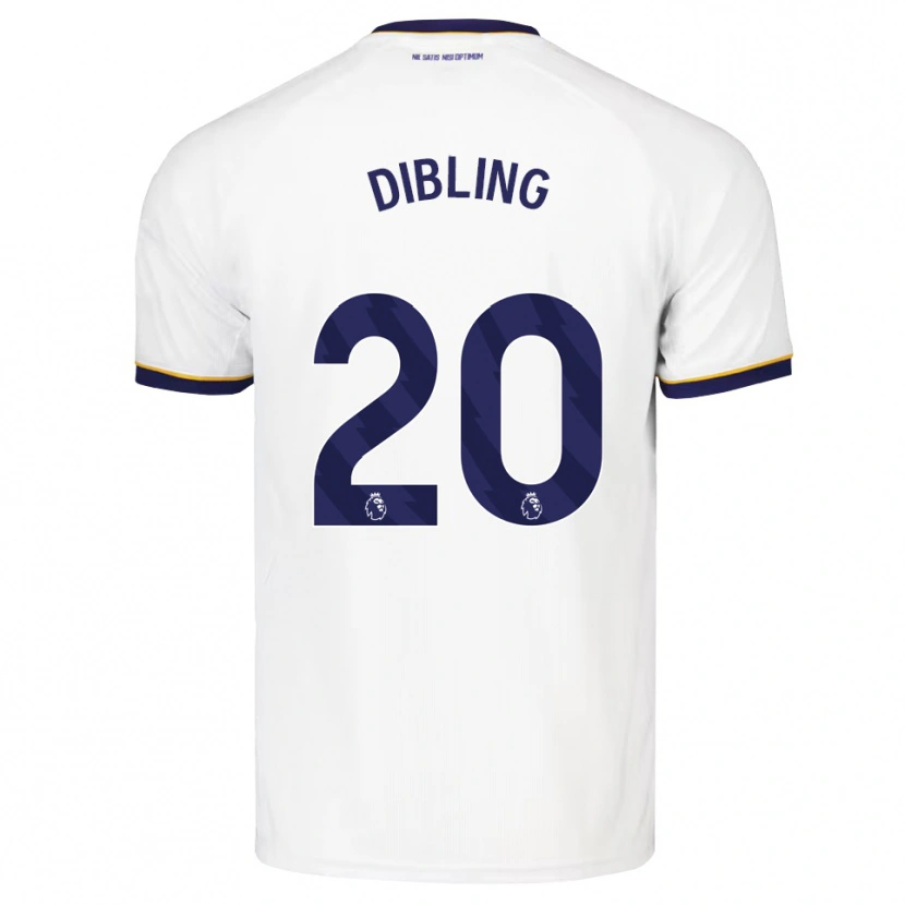 Danxen Mujer Camiseta Tyler Dibling #20 Azulmedianoche Blanco Amarillo 2ª Equipación 2026/27 La Camisa México