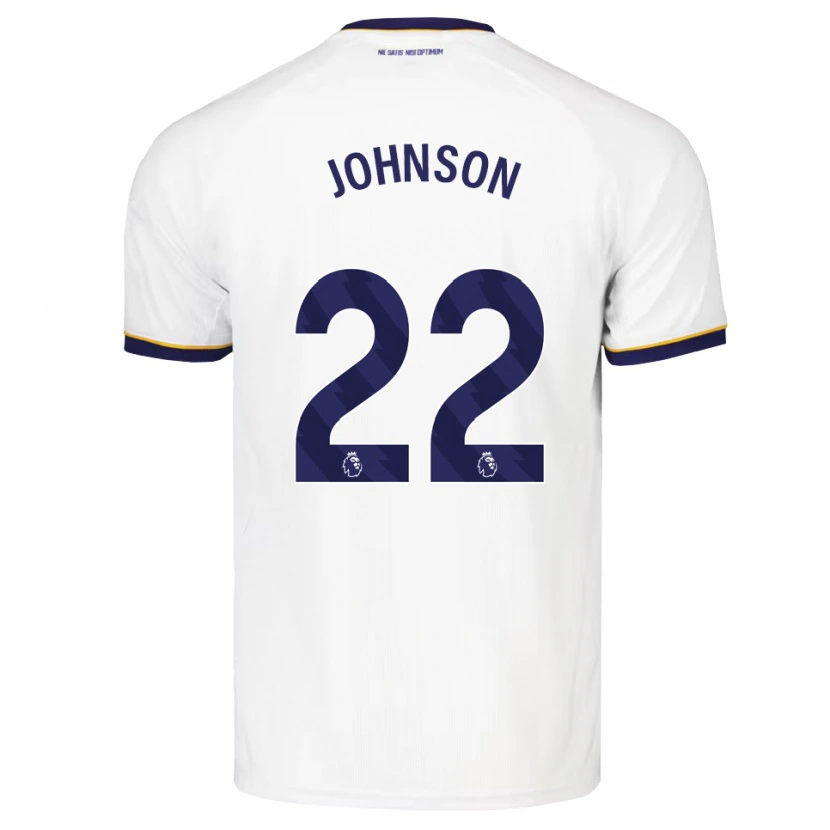 Danxen Mujer Camiseta Brennan Johnson #22 Azulmedianoche Blanco Amarillo 2ª Equipación 2026/27 La Camisa México