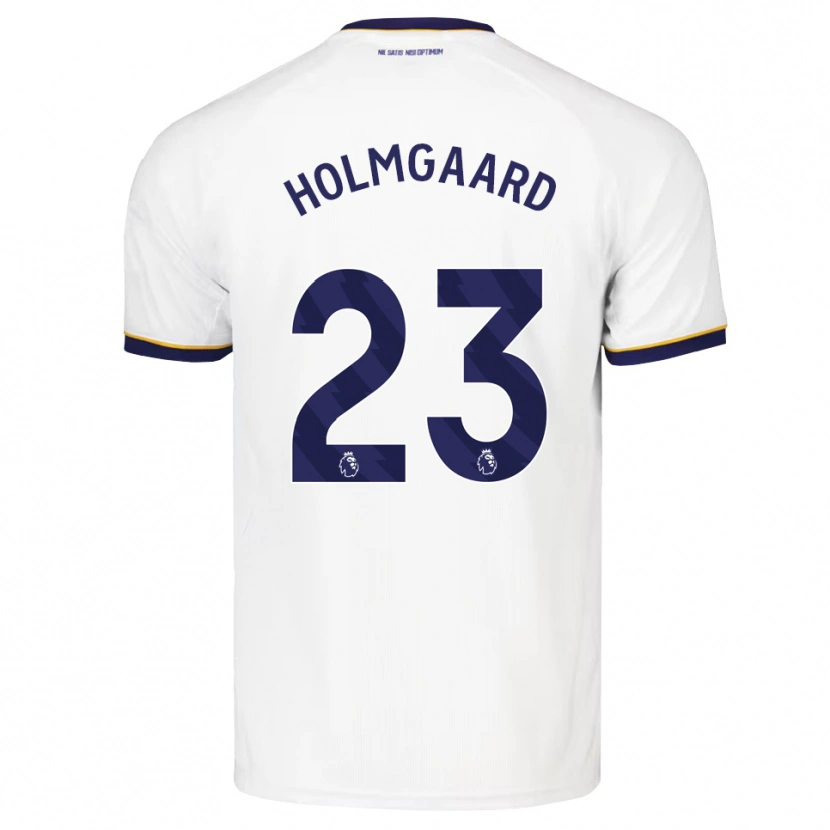Danxen Mujer Camiseta Sara Holmgaard #23 Azulmedianoche Blanco Amarillo 2ª Equipación 2026/27 La Camisa México