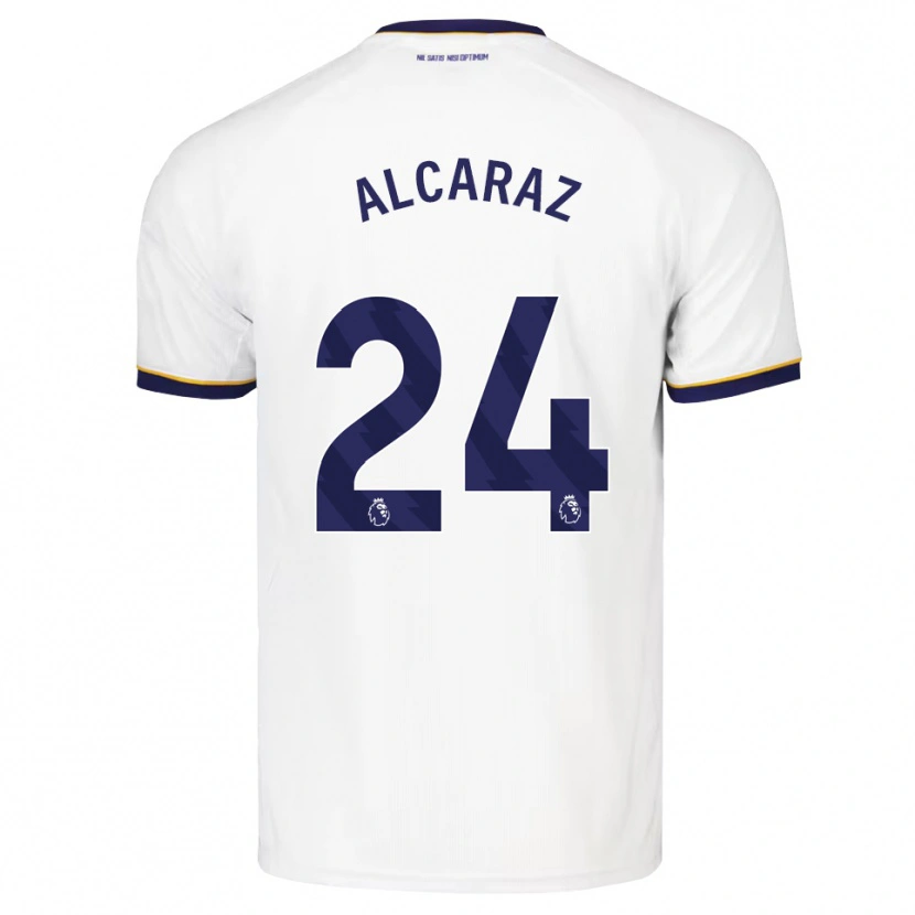 Danxen Mujer Camiseta Carlos Alcaraz #24 Azulmedianoche Blanco Amarillo 2ª Equipación 2026/27 La Camisa México