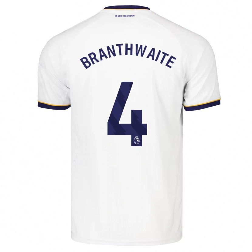 Danxen Mujer Camiseta Jarrad Branthwaite #4 Azulmedianoche Blanco Amarillo 2ª Equipación 2026/27 La Camisa México