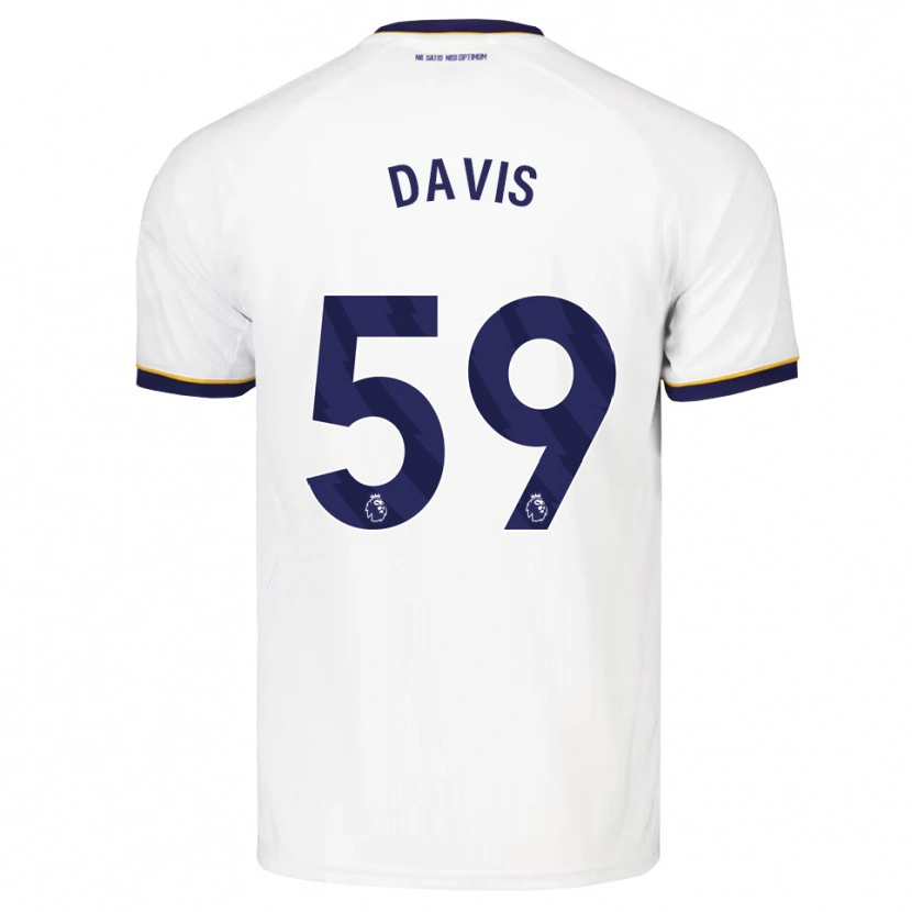 Danxen Mujer Camiseta Luca Davis #59 Azulmedianoche Blanco Amarillo 2ª Equipación 2026/27 La Camisa México