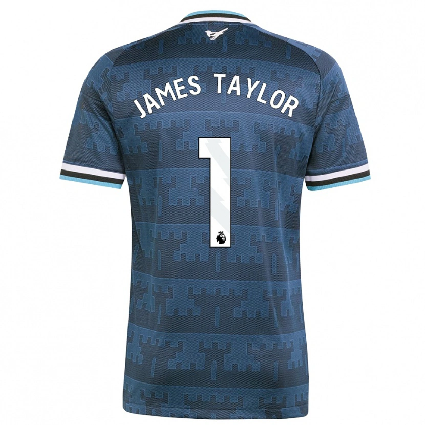 Danxen Mujer Camiseta James Taylor #1 Amarillo Negro Azul 2ª Equipación 2026/27 La Camisa México