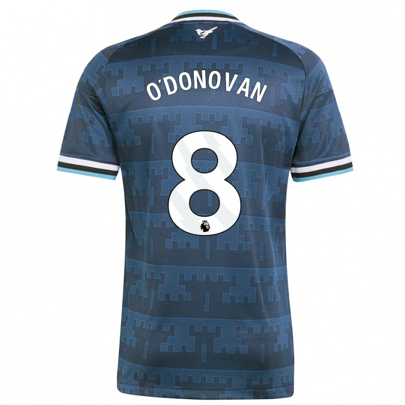 Danxen Mujer Camiseta Alex O'donovan #8 Amarillo Negro Azul 2ª Equipación 2026/27 La Camisa México