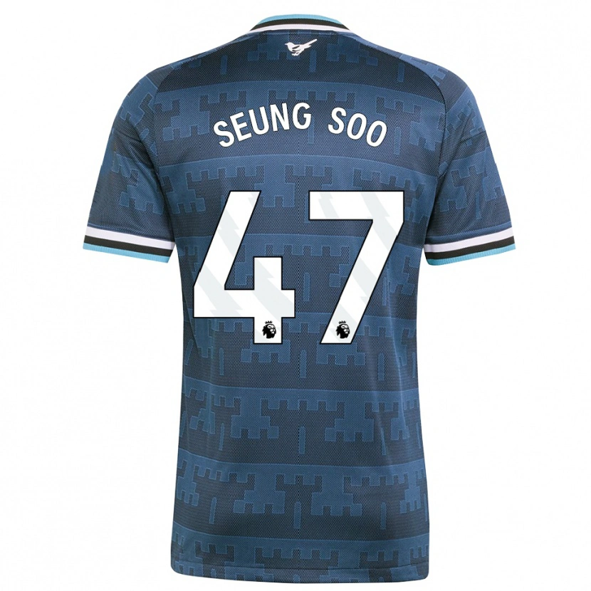 Danxen Mujer Camiseta Seung-Soo Park #47 Amarillo Negro Azul 2ª Equipación 2026/27 La Camisa México