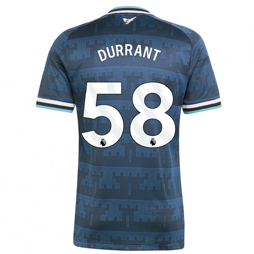 Danxen Mujer Camiseta Jake Durrant #58 Amarillo Negro Azul 2ª Equipación 2026/27 La Camisa México