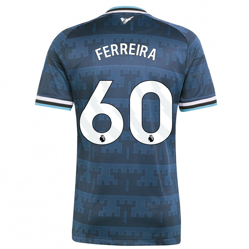Danxen Mujer Camiseta Matheos Ferreira #60 Amarillo Negro Azul 2ª Equipación 2026/27 La Camisa México