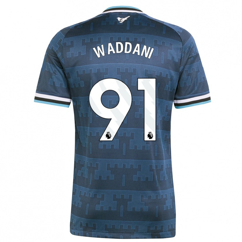 Danxen Mujer Camiseta Mohamed Waddani #91 Amarillo Negro Azul 2ª Equipación 2026/27 La Camisa México