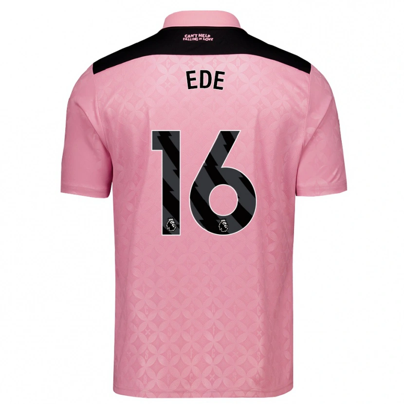 Danxen Mujer Camiseta Grace Ede #16 Rosaclaro Negro 2ª Equipación 2026/27 La Camisa México