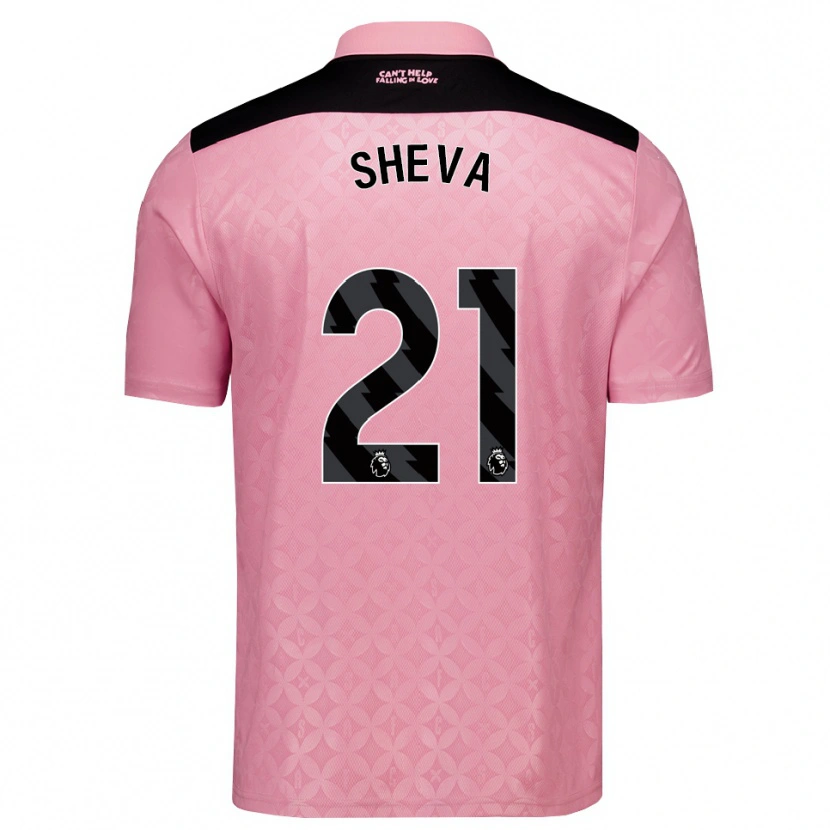 Danxen Mujer Camiseta Marissa Sheva #21 Rosaclaro Negro 2ª Equipación 2026/27 La Camisa México