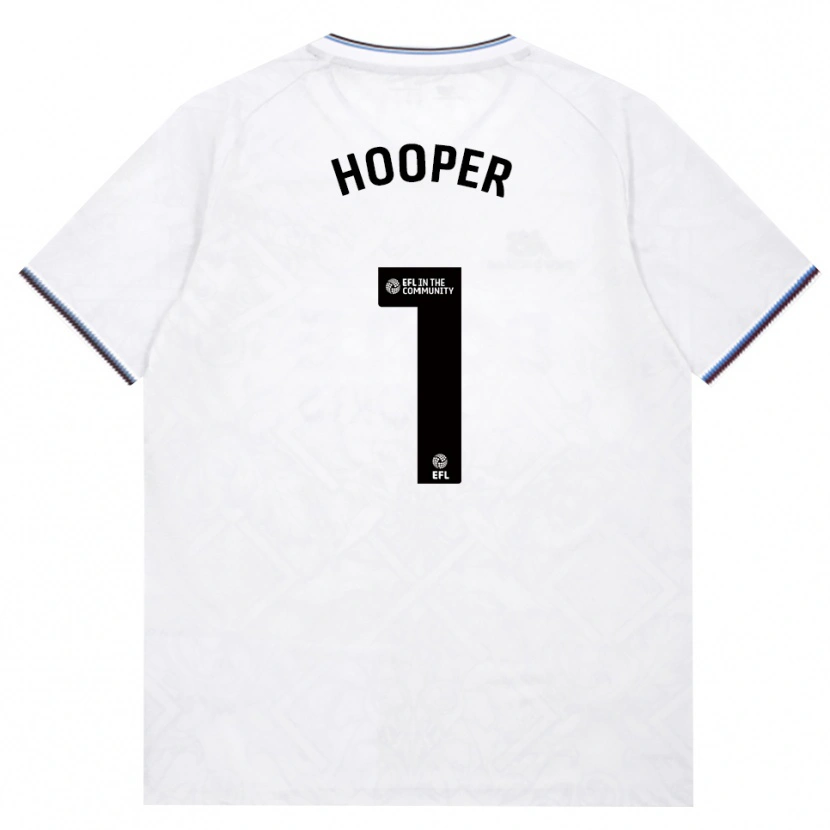 Danxen Mujer Camiseta Finley Hooper #1 Borgoña Blanco 2ª Equipación 2026/27 La Camisa México