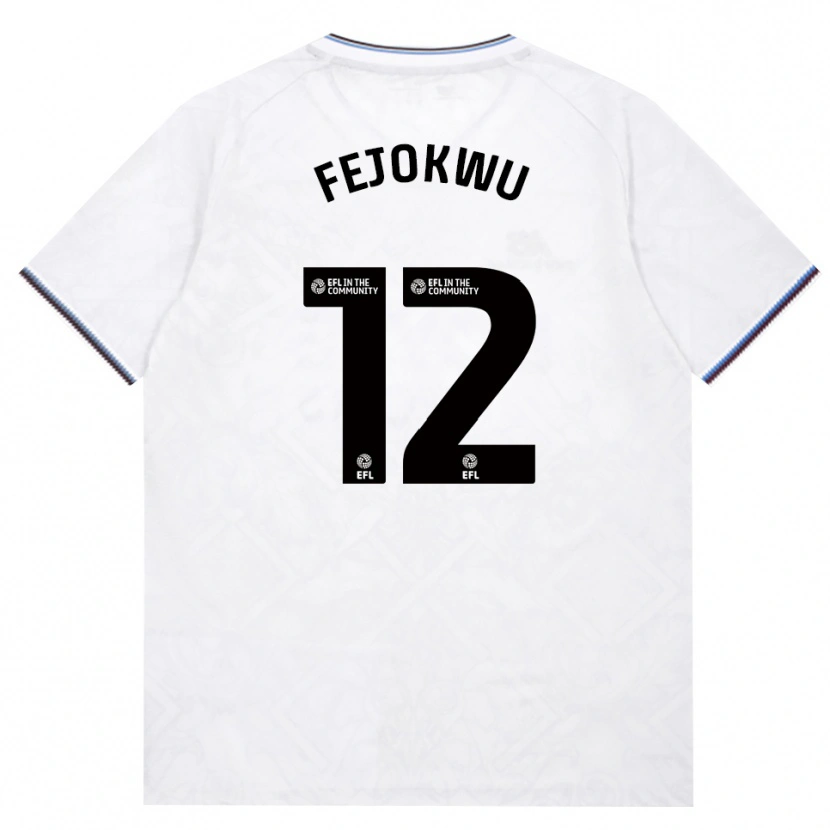 Danxen Mujer Camiseta Emmanuel Fejokwu #12 Borgoña Blanco 2ª Equipación 2026/27 La Camisa México
