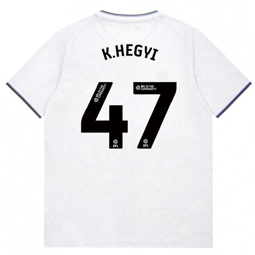 Danxen Mujer Camiseta Krisztian Hegyi #47 Borgoña Blanco 2ª Equipación 2026/27 La Camisa México