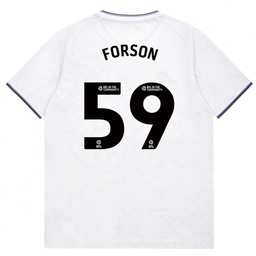 Danxen Mujer Camiseta Keenan Forson #59 Borgoña Blanco 2ª Equipación 2026/27 La Camisa México