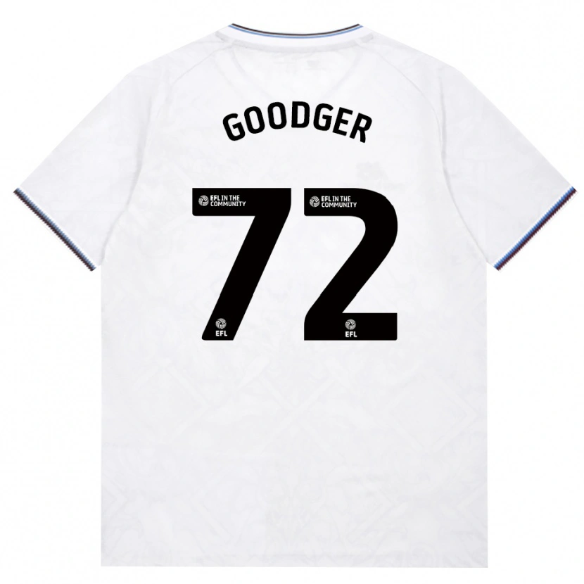 Danxen Mujer Camiseta Tommy Goodger #72 Borgoña Blanco 2ª Equipación 2026/27 La Camisa México