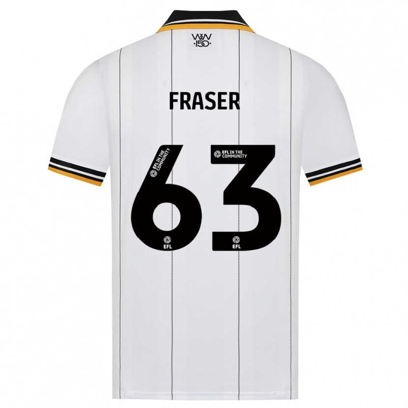 Danxen Mujer Camiseta Nathan Fraser #63 Naranja Blanco Negro 2ª Equipación 2026/27 La Camisa México