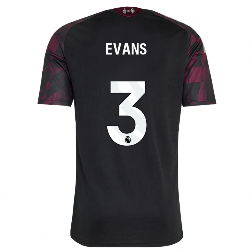 Danxen Mujer Camiseta Gemma Evans #3 Negro Blanco Púrpura Equipación Tercera 2026/27 La Camisa México