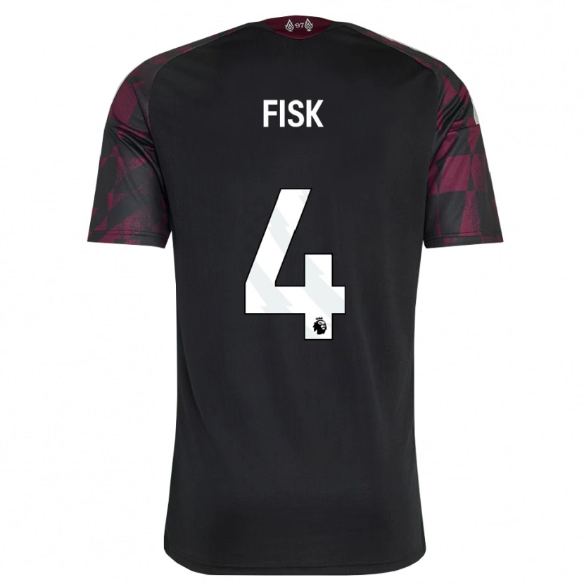 Danxen Mujer Camiseta Grace Fisk #4 Negro Blanco Púrpura Equipación Tercera 2026/27 La Camisa México